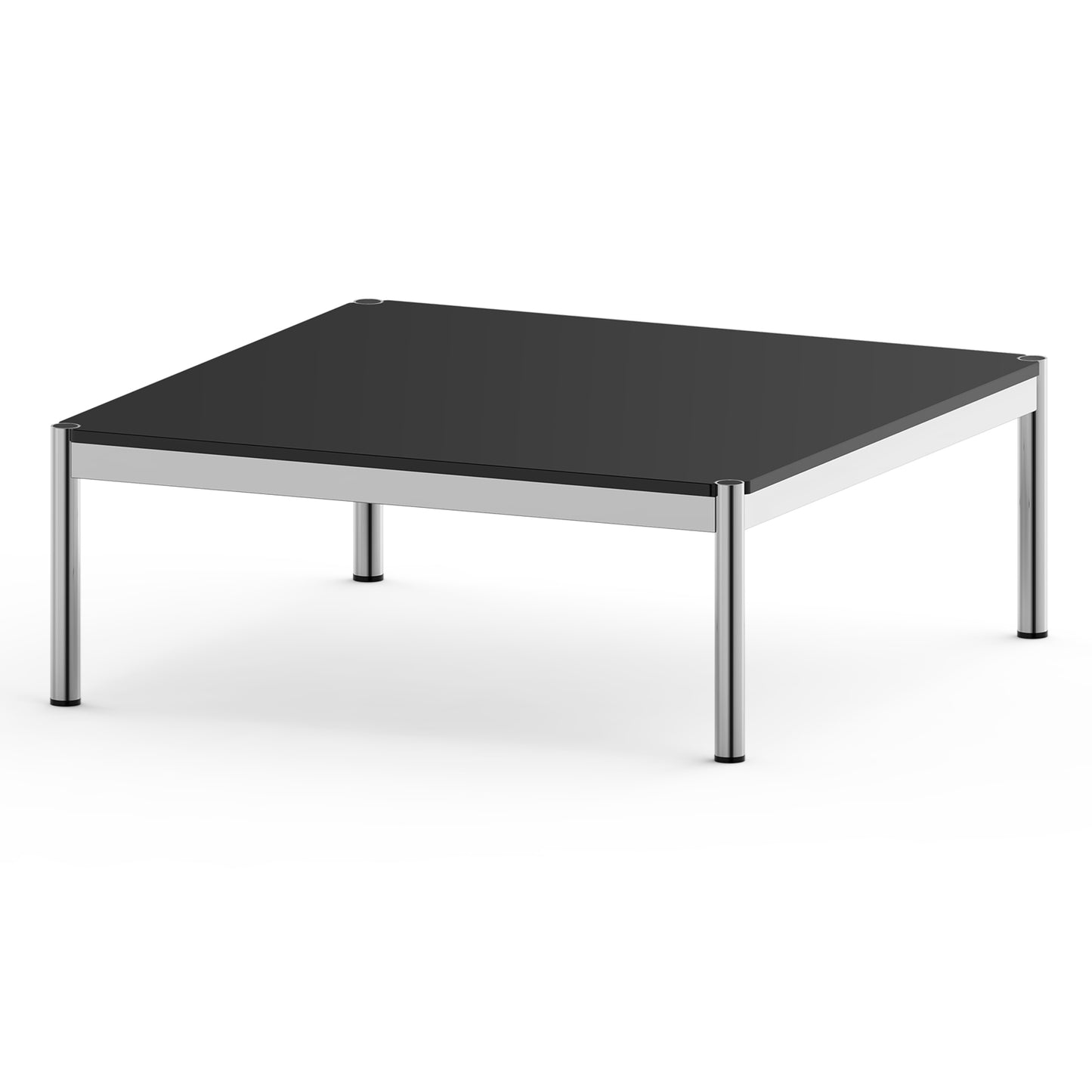 Replica USM Haller Side Coffee Table With Stainless Steel Base