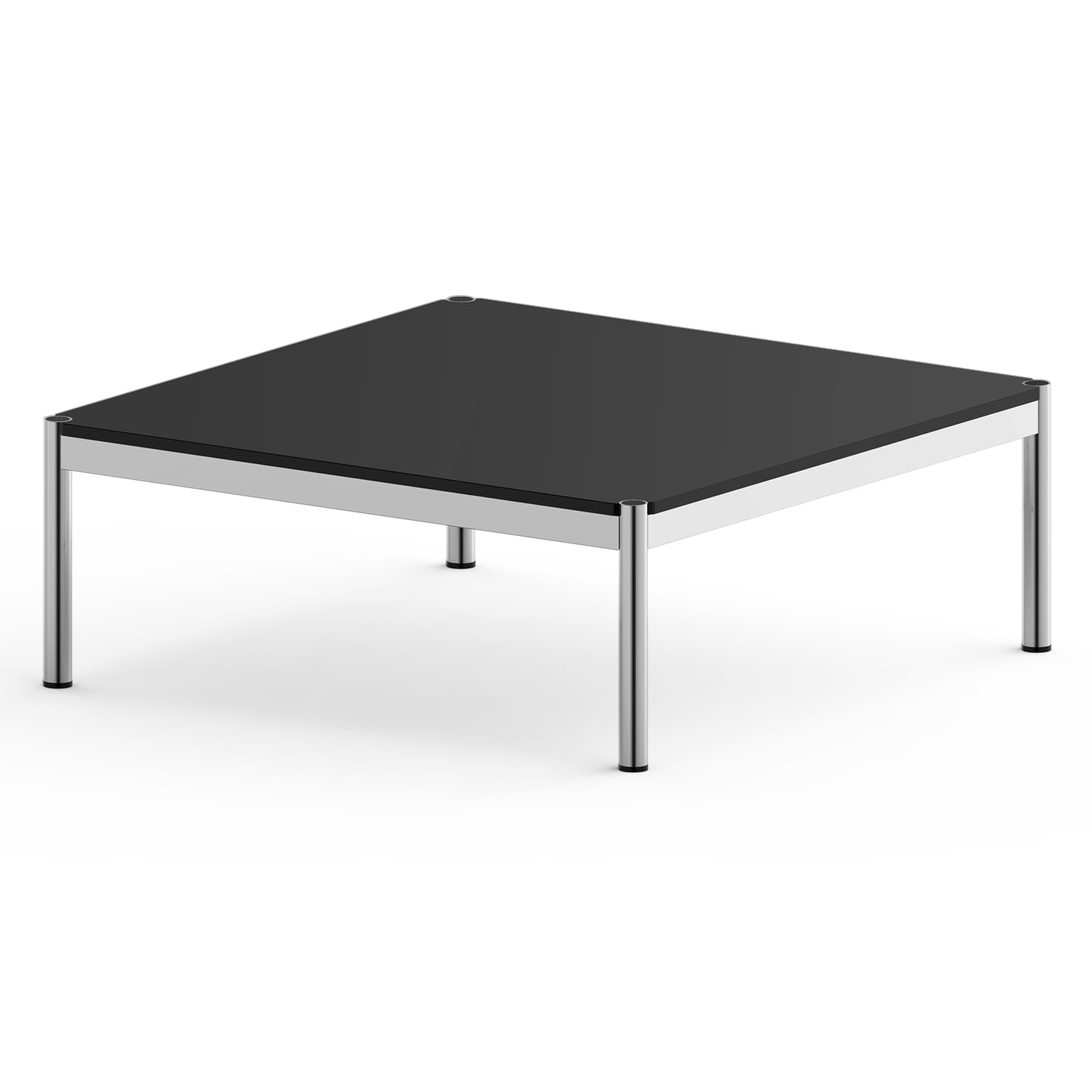 Replica USM Haller Side Coffee Table With Stainless Steel Base