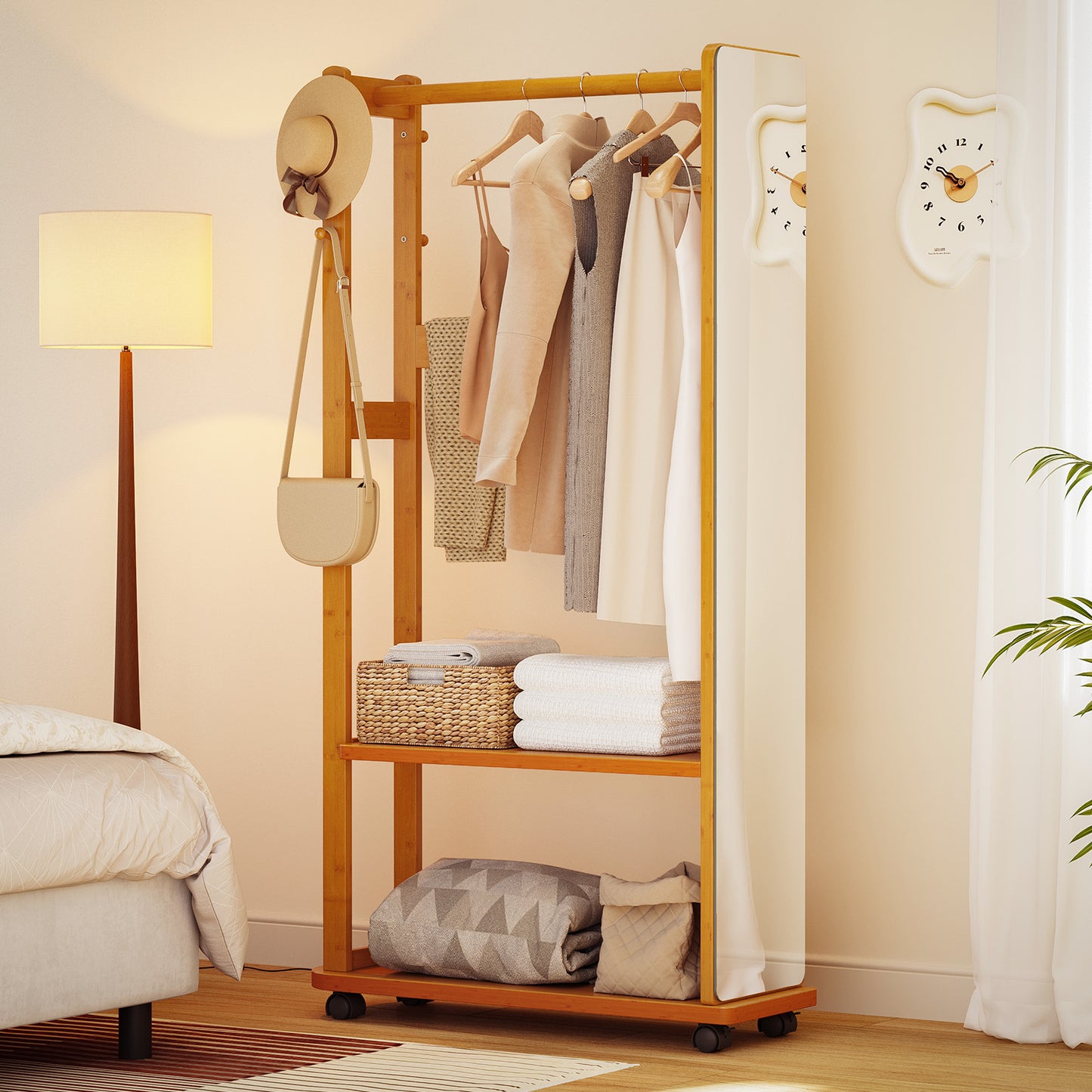 5-in-1 Full-Length Mirror Stand