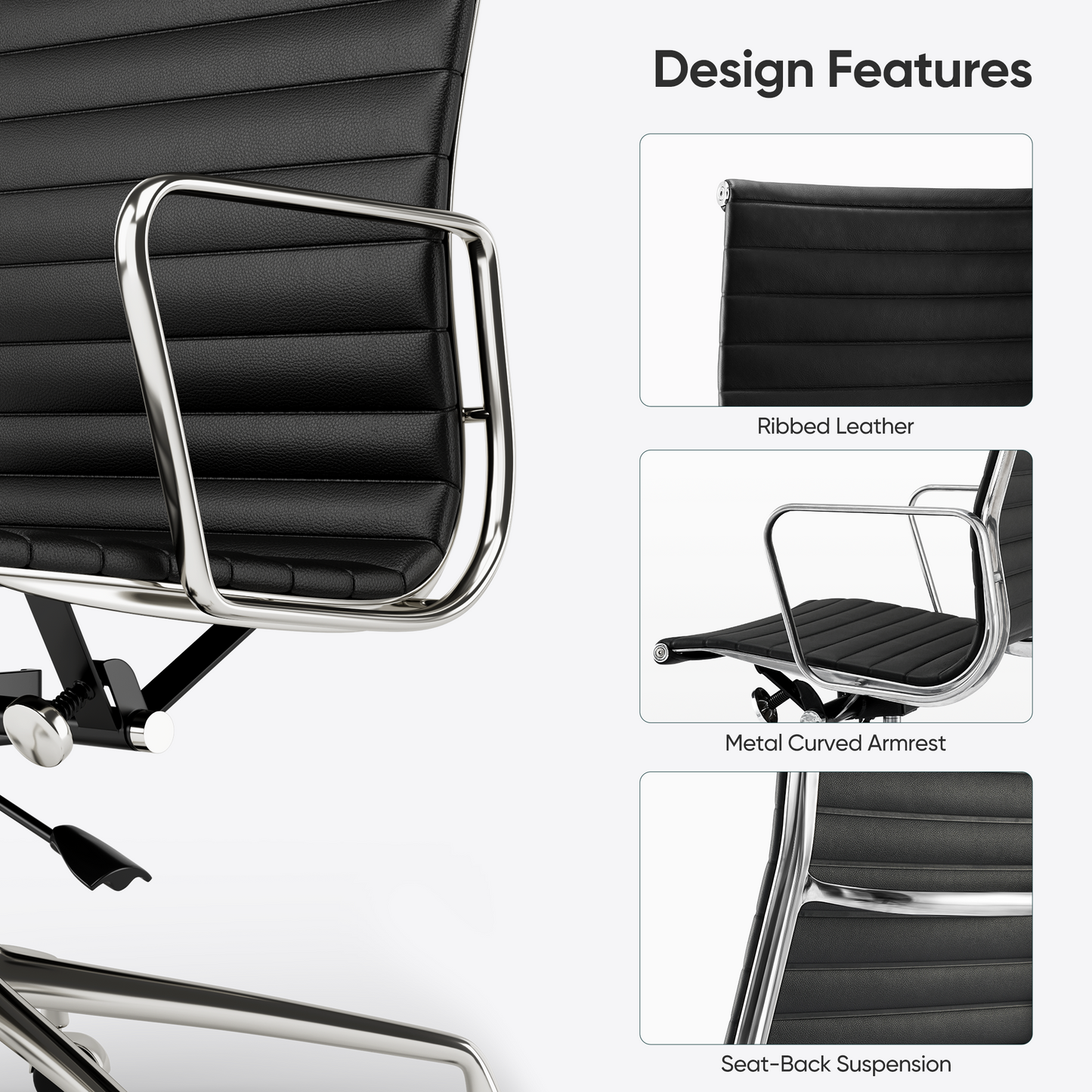 Eames Aluminum Office Executive Group Chair Replica