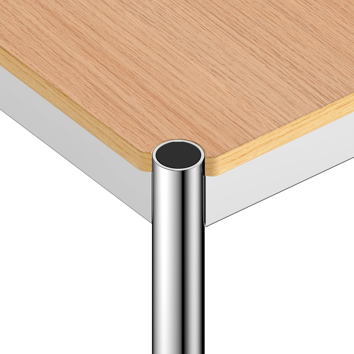 Replica USM Haller Side Coffee Table With Stainless Steel Base