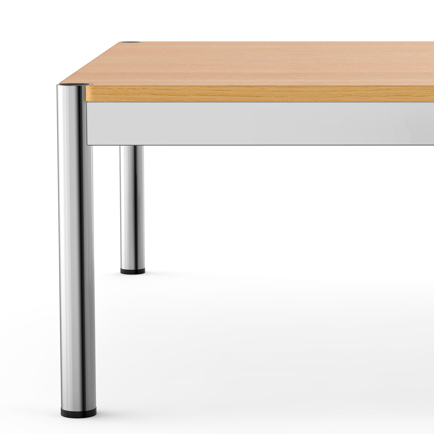 Replica USM Haller Side Coffee Table With Stainless Steel Base