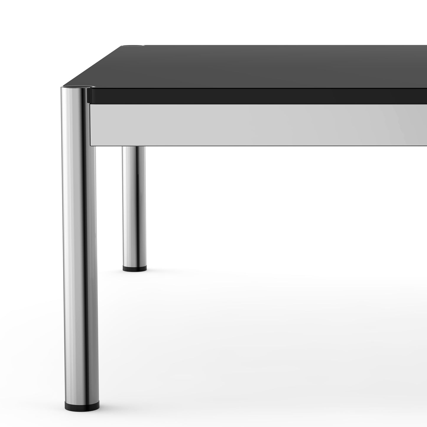 Replica USM Haller Side Coffee Table With Stainless Steel Base