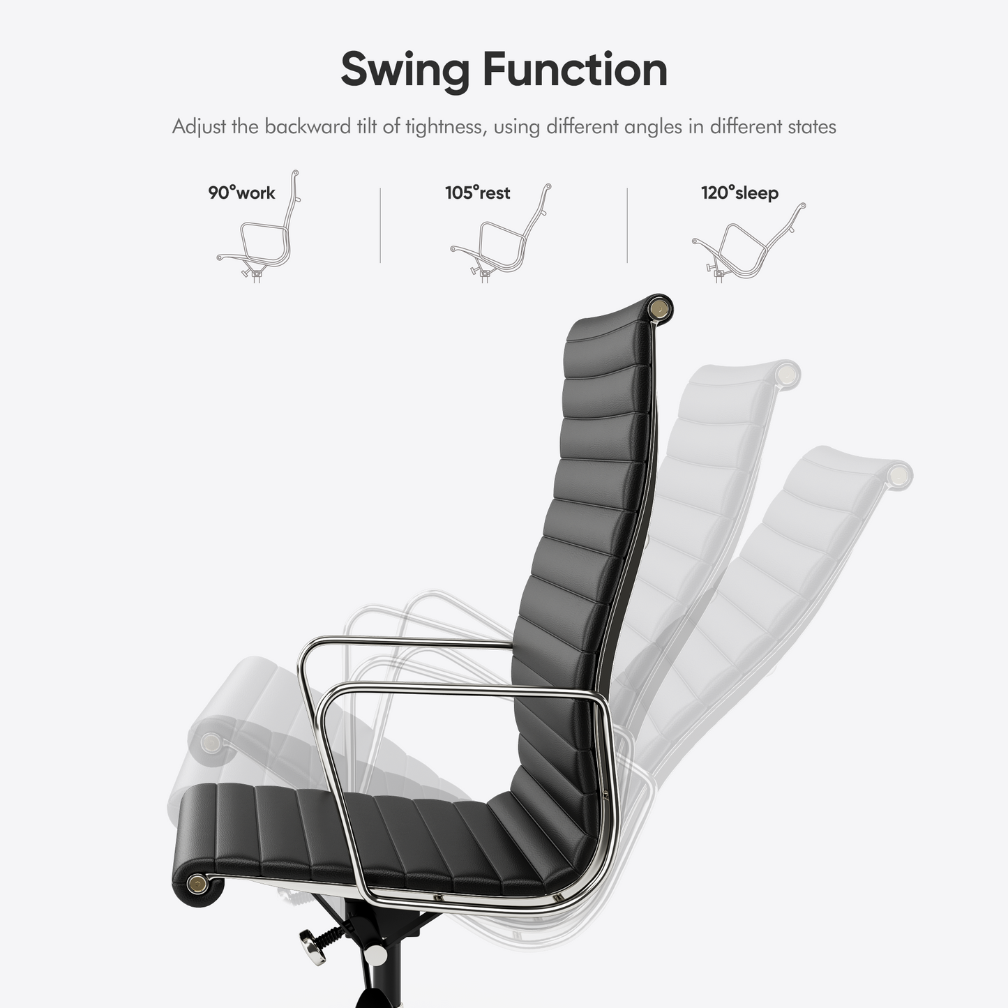 Eames Aluminum Office Executive Group Chair Replica