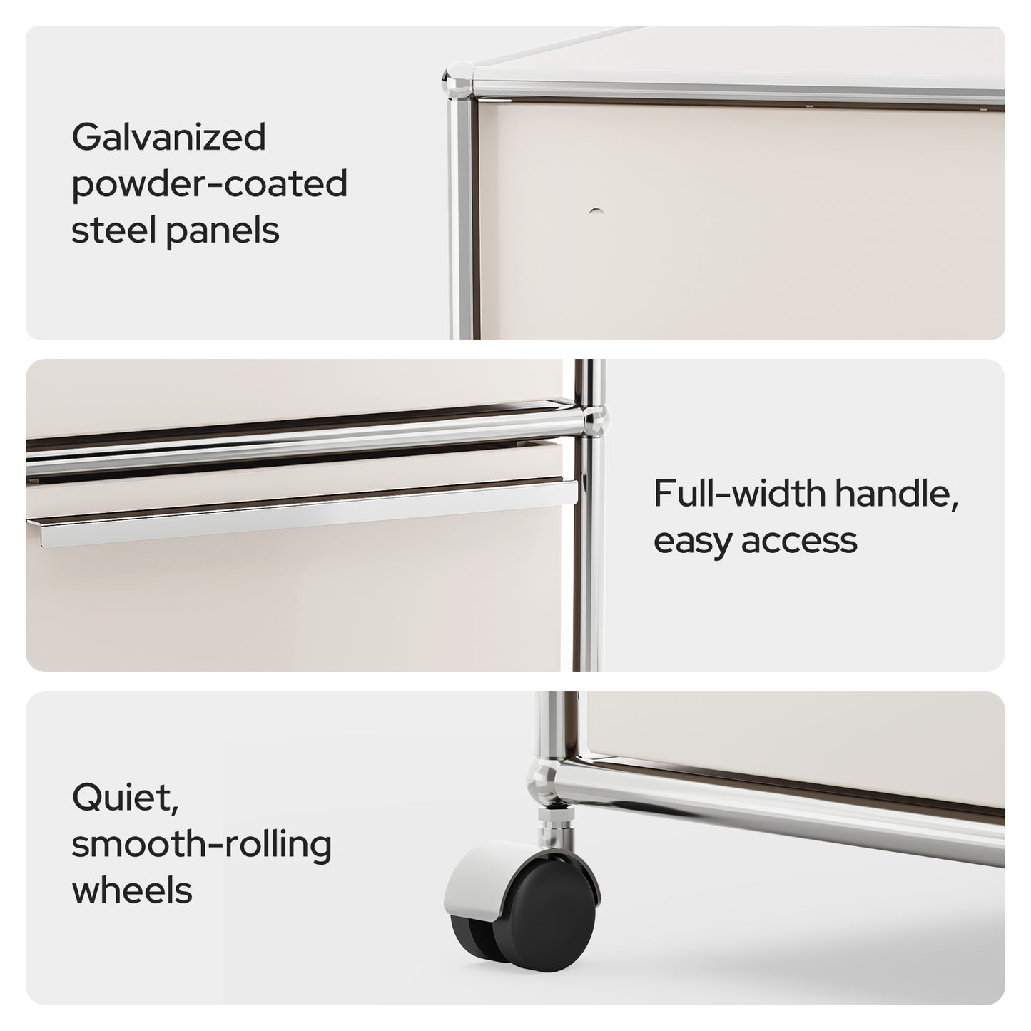 USM Haller Rollcontainer Filing Cabinet Replica