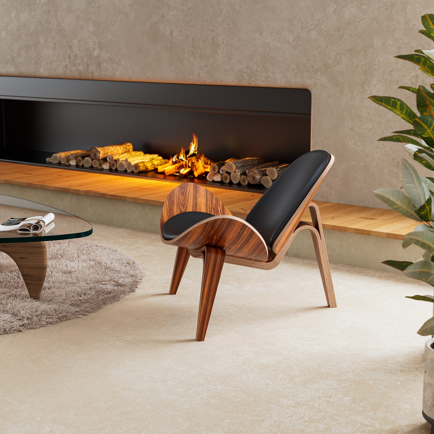 CH07 Shell Chair Replica by Hans J. Wegner