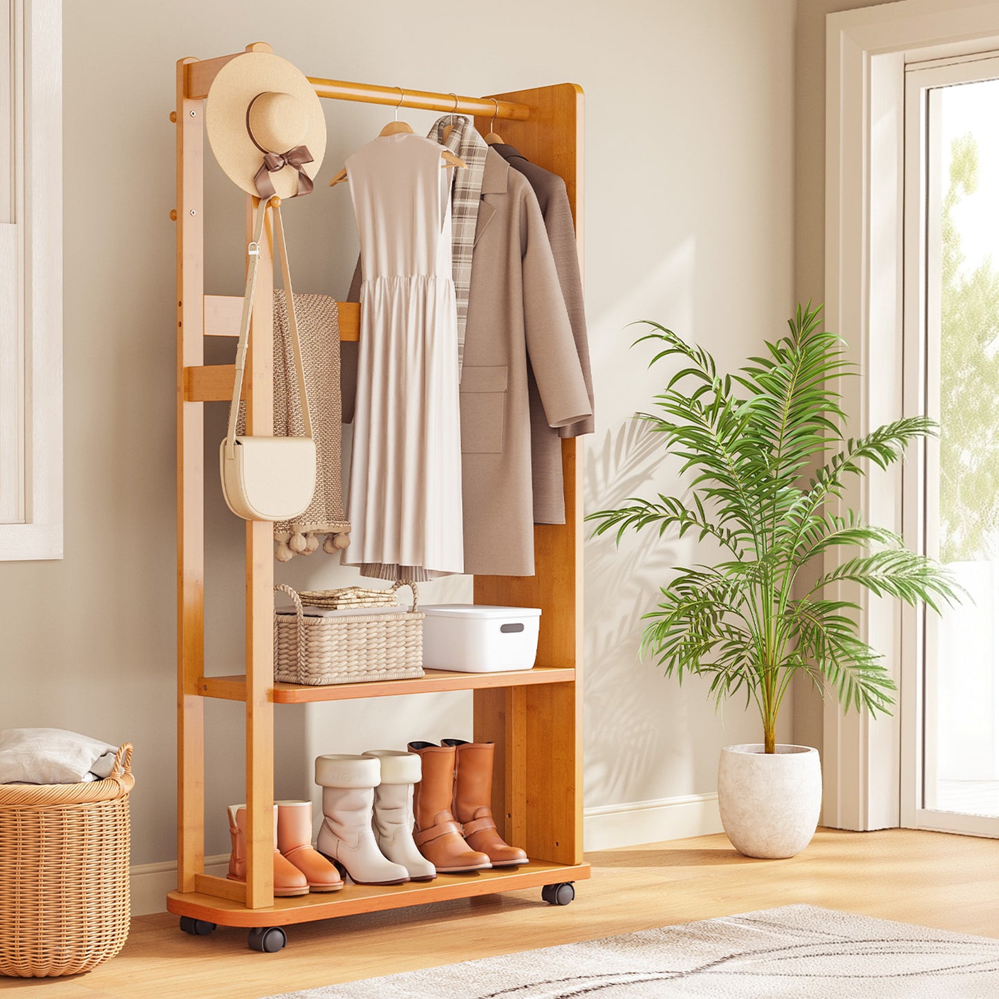 5-in-1 Full-Length Mirror Stand