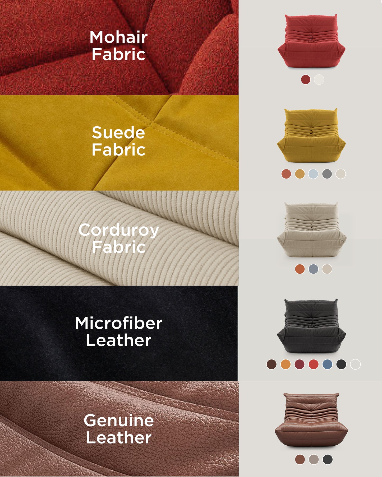 Michel Ducaroy by Togo Sofa