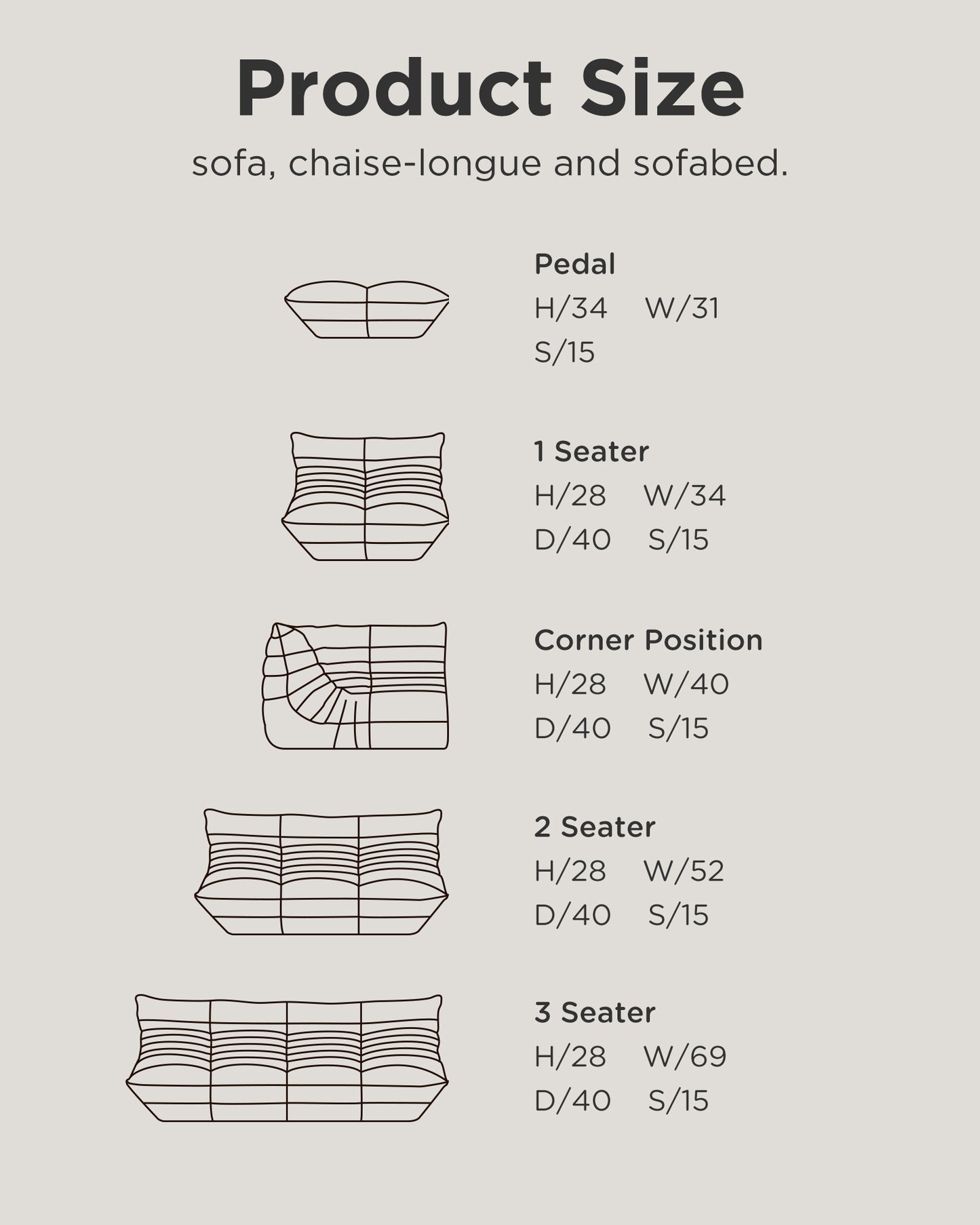 Michel Ducaroy by Togo Sofa