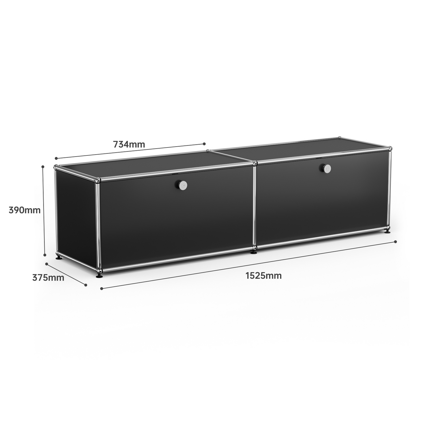USM Bedside Table Storage Cabinet Replica