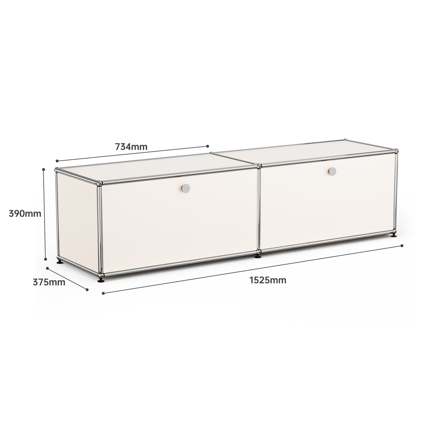 USM Bedside Table Storage Cabinet Replica