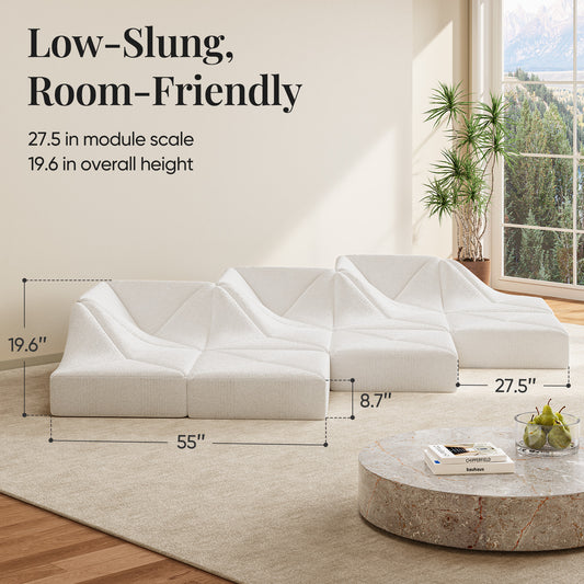 Dune Sofa – Modern Curved Lounge Sofa for Contemporary Living Spaces