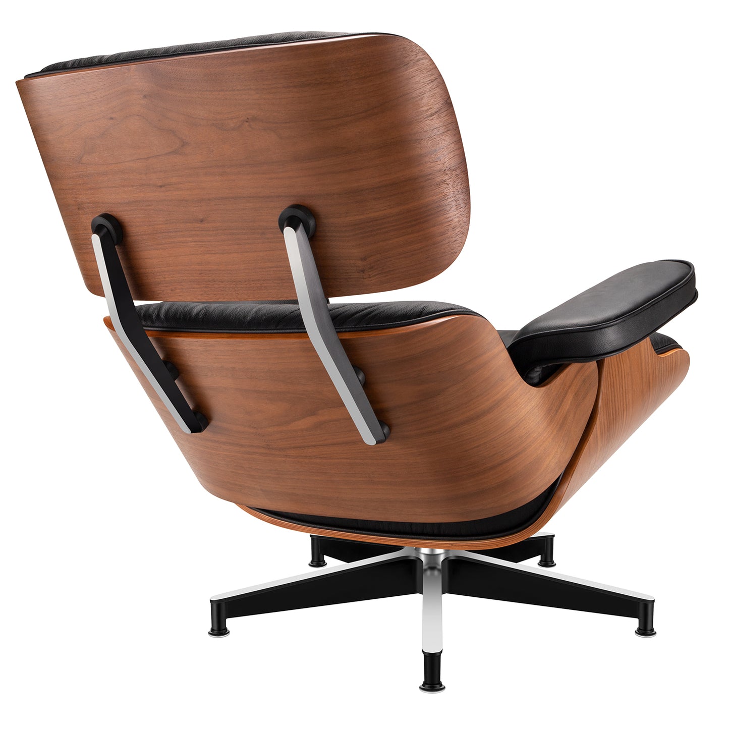 Replica Top Grain Leather Eames Lounge Chair With Ottoman (Premier Tall Version)