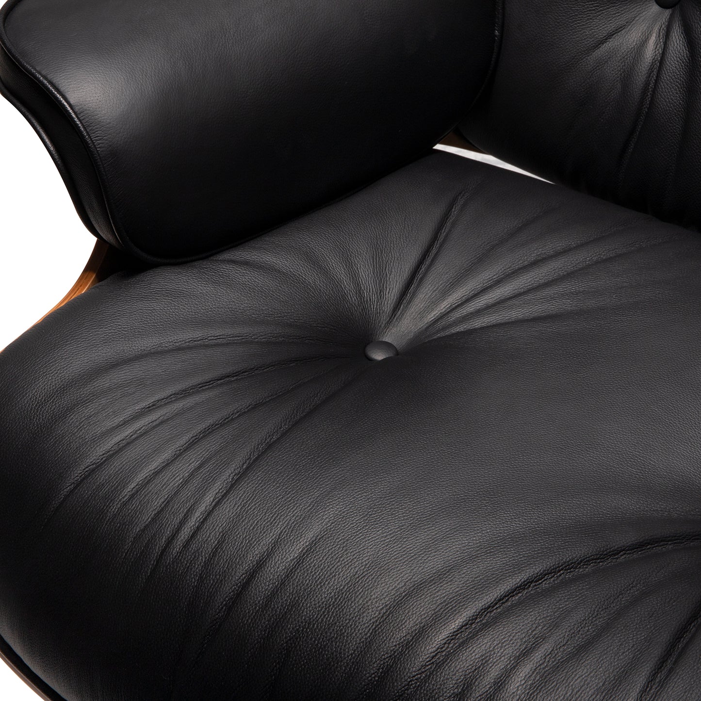 Replica Top Grain Leather Eames Lounge Chair With Ottoman (Premier Tall Version)