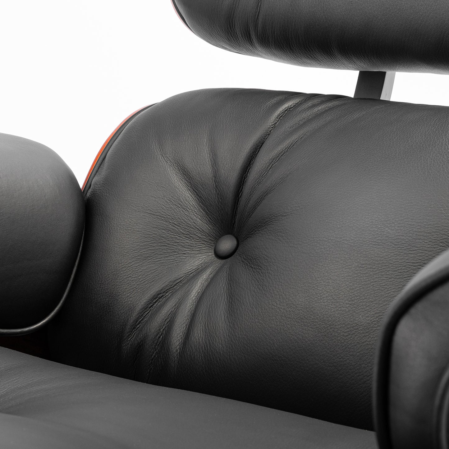 Replica Top Grain Leather Eames Lounge Chair With Ottoman (Premier Tall Version)