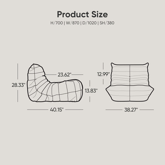 Fireside Lounge Chair Inspired by Michel Ducaroy | FHSLIFE