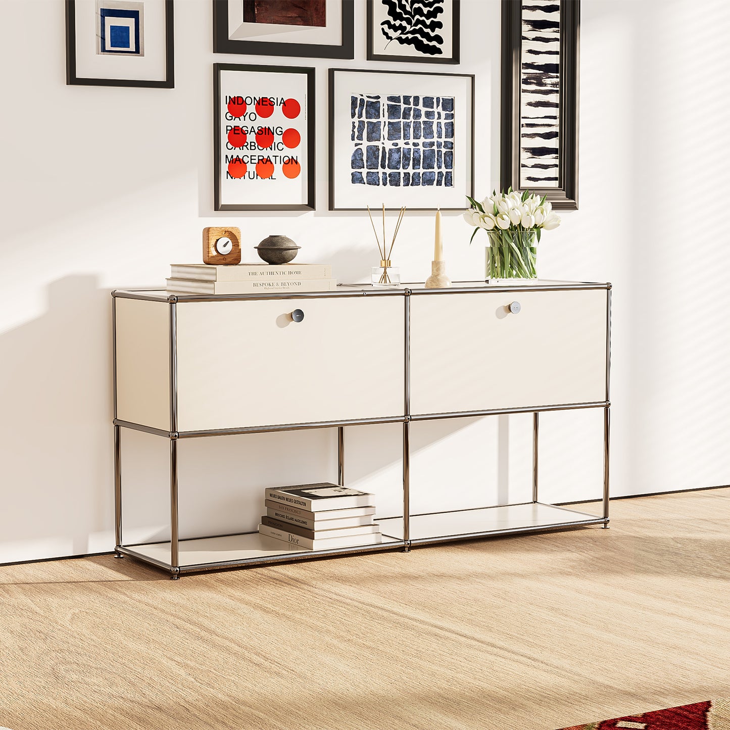 Replica USM Modular Storage Cabinet Haller Credenza F2