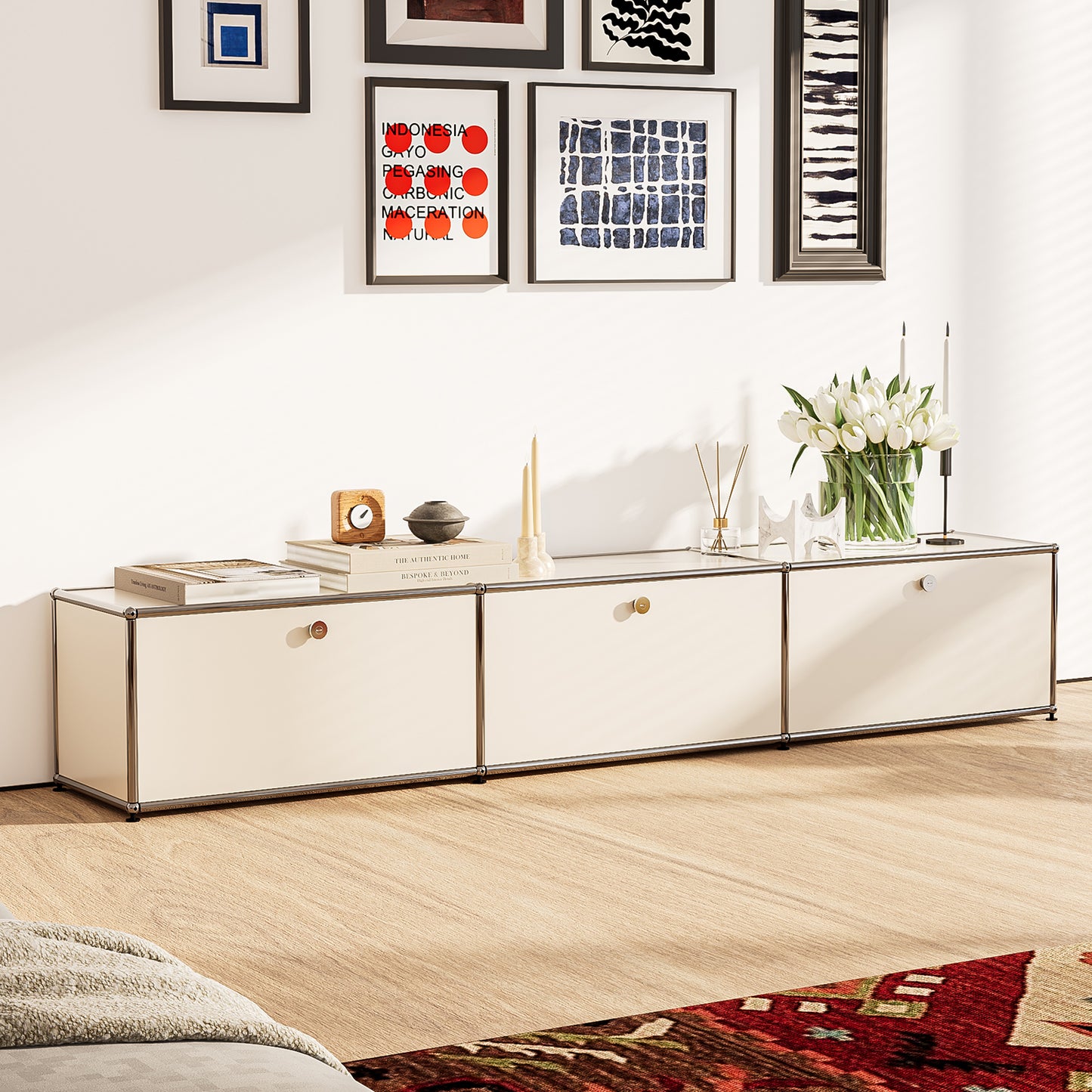 USM Bedside Table Storage Cabinet Replica