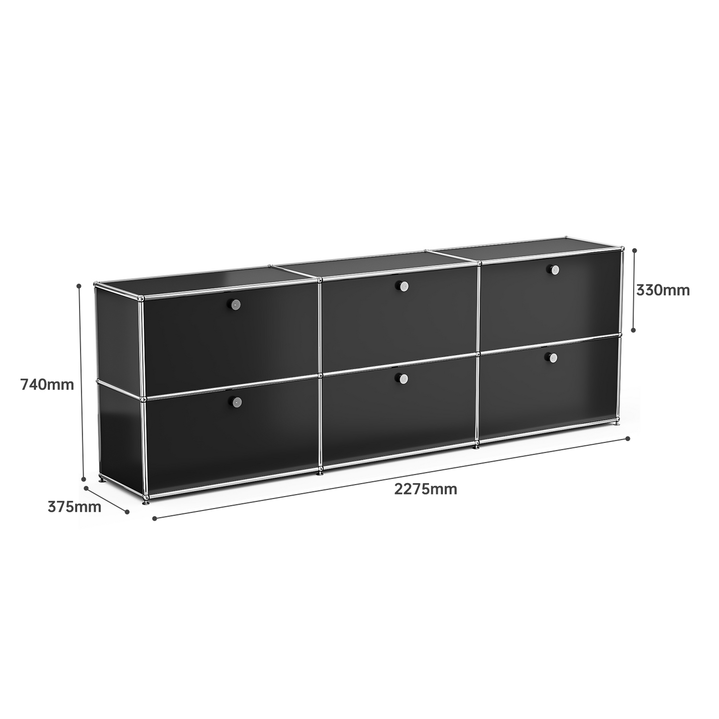 USM Bedside Table Storage Cabinet Replica