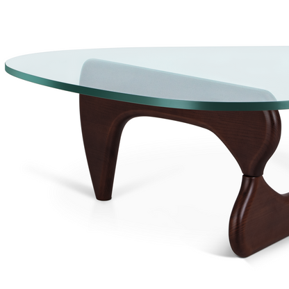 Noguchi Coffee Triangle Glass Table