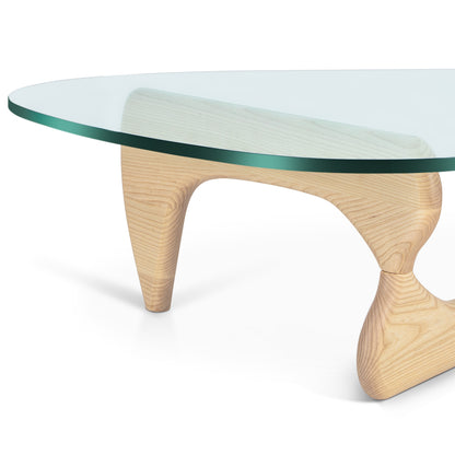 Noguchi Coffee Triangle Glass Table