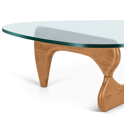 Noguchi Coffee Triangle Glass Table