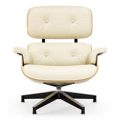 Replica Genuine Leather Eames Lounge Chair and Ottoman