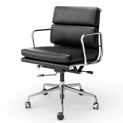 Eames Soft Pad Group Office Chair Genuine Leather Replica