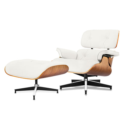 Replica Top Grain Leather Eames Lounge Chair With Ottoman (Premier Tall Version)