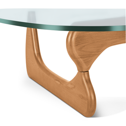 Noguchi Coffee Triangle Glass Table