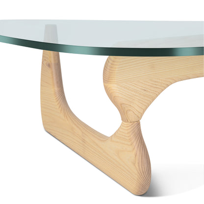 Noguchi Coffee Triangle Glass Table