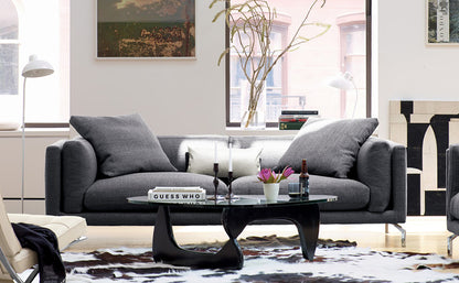 Noguchi Coffee Triangle Glass Table