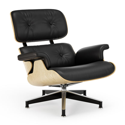 Replica Genuine Leather Eames Lounge Chair and Ottoman