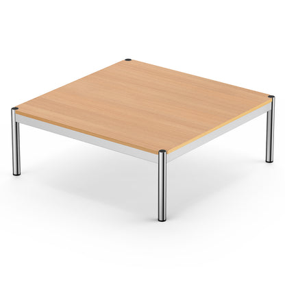 Replica USM Haller Side Coffee Table With Stainless Steel Base