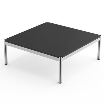 Replica USM Haller Side Coffee Table With Stainless Steel Base