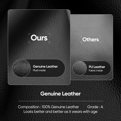 Eames Soft Pad Group Office Chair Genuine Leather Replica