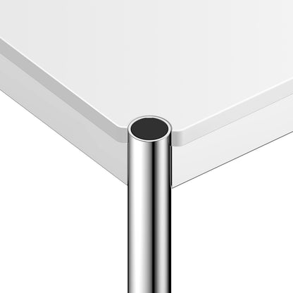 Replica USM Haller Side Coffee Table With Stainless Steel Base