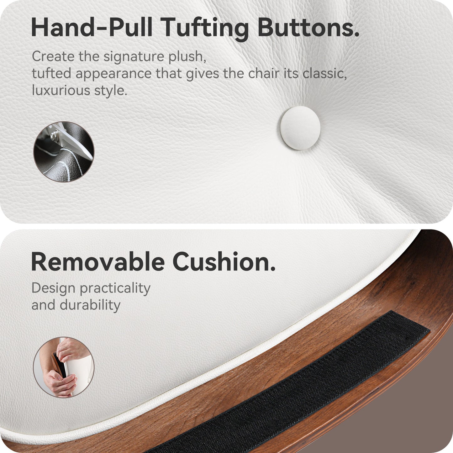 Top Grain Leather Eames Lounge Chair With Ottoman replica (Premier Tall Version) | FHSLIFE