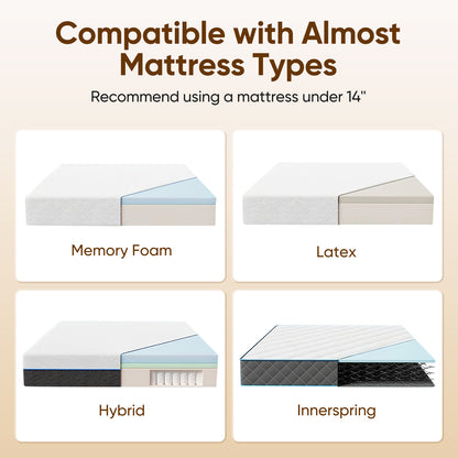 Adjustable Bed Frame TXL Split King Size for Living Room