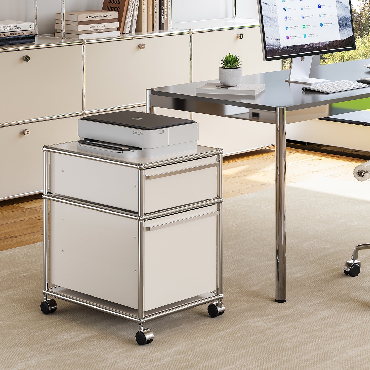 USM Haller Rollcontainer Filing Cabinet Replica