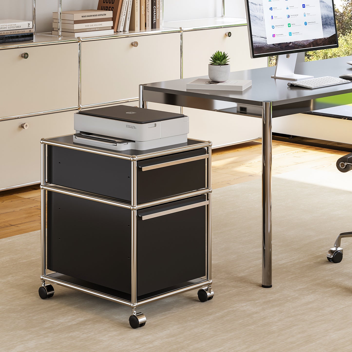 USM Haller Rollcontainer Filing Cabinet Replica