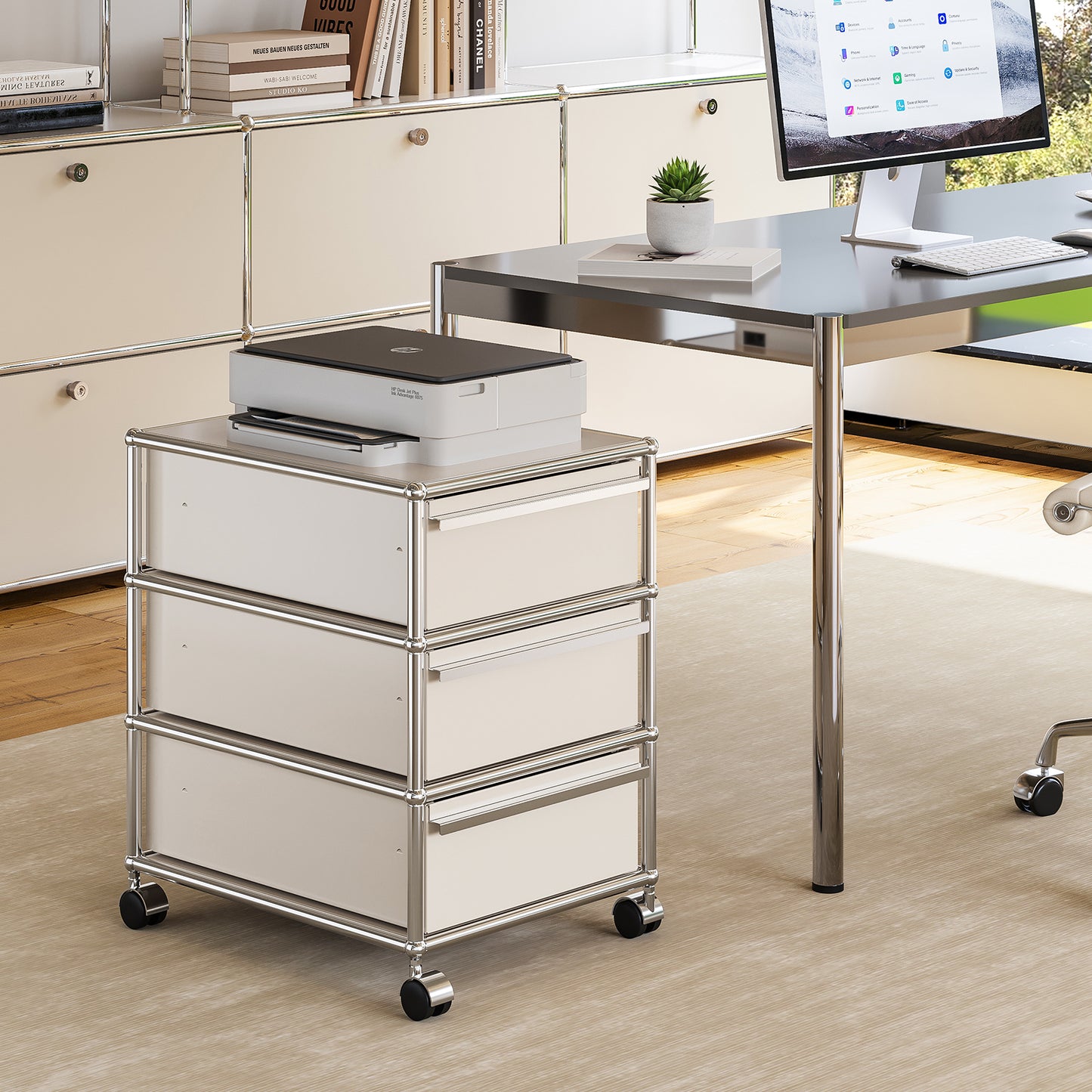 USM Haller Rollcontainer Filing Cabinet Replica