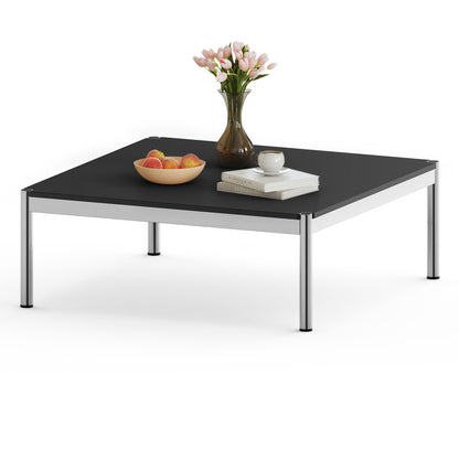 Replica USM Haller Side Coffee Table With Stainless Steel Base
