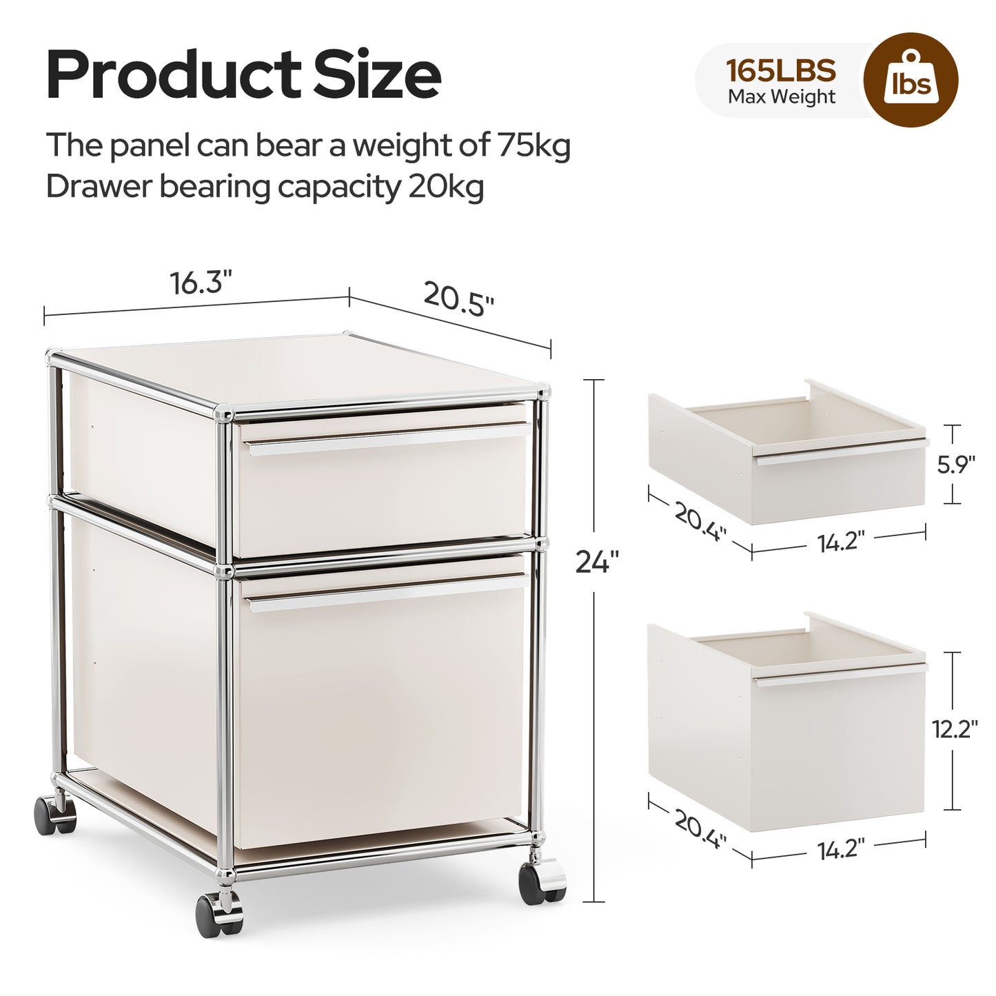 USM Haller Rollcontainer Filing Cabinet Replica
