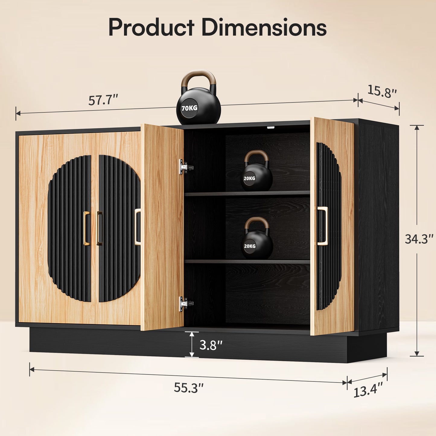 Fluted Buffet Cabinet | FHSLife