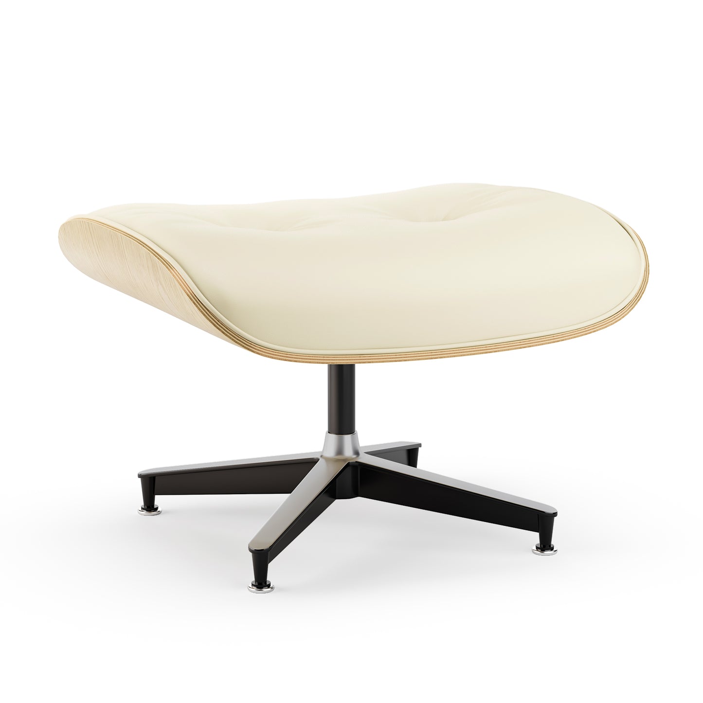 Replica Genuine Leather Eames Lounge Chair and Ottoman