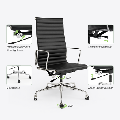 Eames Aluminum Office Executive Group Chair Replica