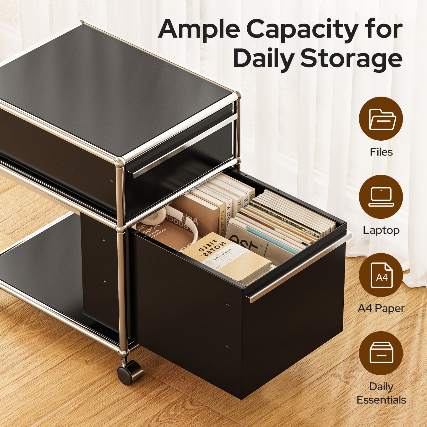 USM Haller Rollcontainer Filing Cabinet Replica