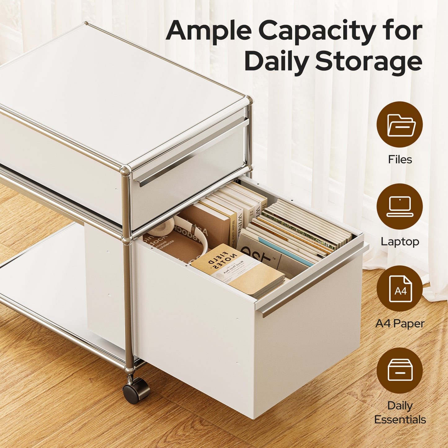 USM Haller Rollcontainer Filing Cabinet Replica