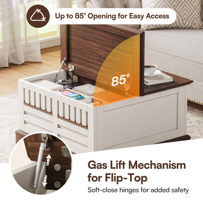 31.5'' Farmhouse Lift Top Coffee Table